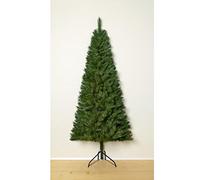 New 2.2m Dual Purpose Artificial Christmas Tree Half/Wall Tree 670 Tips