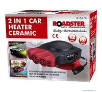 NEW 2 IN 1 CAR HEATER CERAMIC 12 VOLT COOLING FAN 150 WATT VAN SUMMER WINTER