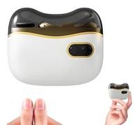 New 2-in-1 Electric Nail Clippers,Grinder for Seniors, Automatic Nail Trimmer for Thick Toenails with LED Light, Rechargeable Safe Fingernail Cutter Suitable for The Whole Family (White)