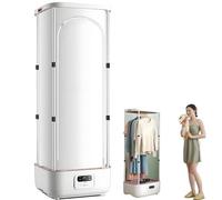 New 2-In-1 Steam Drying Machine W/Remote Control - Collapsible 900w Garment Steamers, Can Store 10kg Of Clothes, For Deodorizing And Drying Clothes, Save 90% Time