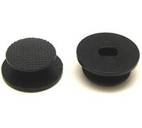 New 2 PCS Analog Joystick Stick Button Controller Cap Thumbstick Cover for PSP 2000 3000 2004 3004 Slim & Lite (Black).