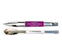 New 2 X 12" Stainless Steel Utility Tong Kitchen Serving Catering Buffet Utensil