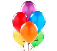 New 20 Pack Metallic Balloons Assorted Colours Latex Birthday Party Wedding Fun