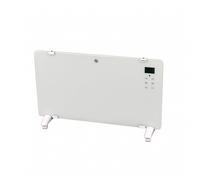 Oypla 2000W White Glass Free Standing/Wall Mounted Electric Panel Convector Heater