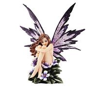 New 2013 Amy Brown Fantasy Periwinkle Flower Fairy Statue Enchanted 6"h Figurine