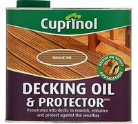 New 2018 Cuprinol UV Guard Decking Oil Natural Oak 2.5L