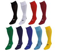 New 2020 Precision Plain Pro Football Rugby Sports Team Colour Socks (Bundle Packs available)- Adult (Red, Qty 1)