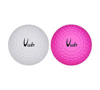 New 2020 Uwin Dimple Hockey Ball - Training Ball - White,Pink (White)