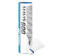New 2020 Yonex Mavis 600 White Badminton Shuttles - Medium (Blue) Speed - Tubes of 6 (3 Tubes)
