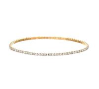 New 2025 Arrival 1Pcs Sparkling Cubic Zirconia Elastic Bracelet Women Minimalism Single Row Rhinestone Tennis With For You Accessories Trendy Creative Gift