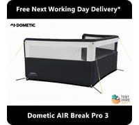 New 2025 Dometic AIR Break Pro 3 Panel Caravan Motorhome Inflatable Windbreak
