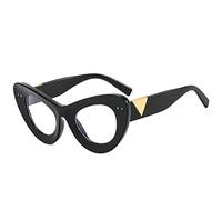 New 2025 Fashion Cat Eye Sunglasses Retro Large Frame Meter Nail Sunglasses Shades Same Blue Light Proof(6)