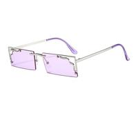 New 2025 Rectangle Sunglasses For Women Vintage Sun Glasses For Woman With A Box Sunglass Shades(6)