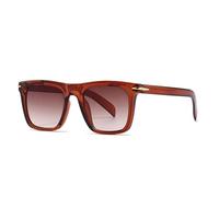 New 2025 Retro For Women Luxury Sunglasses Fashion Rivets Shades UV400 Men Gradient Sun Glasses(Brown Tea Gradient)