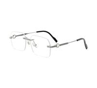 New 2025 Rimless Sunglasses Men Rectangle Black Retro Square Frameless Sun Glasses For Men Gafas De Sol(C07)
