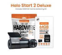 NEW - 2025 Road Angel Halo Start 2 Deluxe 1080p Full HD Compact Dash Cam With Quick Release Mount with 64GB SD Card & - Dash Cam Inc SD & HWK