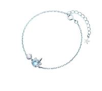 New 2025 Sparking Zircon Link Chain Bracelet For Women 925 Sterling Silver Colorful Crystal Braccelet Fine Jewelry With For You Fashion Accessories Creative Gift