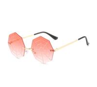 New 2025 Spider Net Shape Sunglasses For Women Rimless Sun Glasses Eyewear Male UV400(C5)