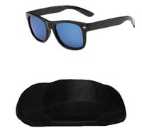 New 2025 Sun Glasses for Children Boys Girls Fashion Eyewares Coating Lens UV 400 Protection With Case(Blue and Black Case)