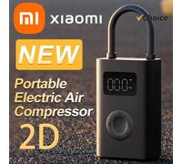 New 2025 Xiaomi Mijia Air Pump 2D 25%Speed Boost Portable Electric Air Compressor Treasure 150PSI Type-C LED Multitool Inflator Air Pump 2D