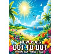 New 2026 Dot To Dot Coloring Book For Kids & Adult