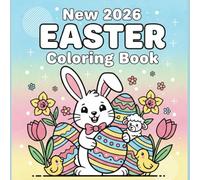 New 2026 Easter Coloring Book: Simple Easter-Themed Large Print Coloring Pages for Adults and Seniors