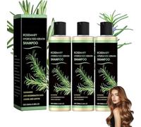 New 2026 Organic Rosemary Hair Growth Shampoo, Rosemary Hydrolyzed Keratin Shampoo - Volumizing, Sulfate-Free,for Thinning Hair & Hair Loss,Nourishes and repairs hair strands,Unisex Formula,3Pcs