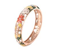 New 2026 Unisex Hollow Bracelet For Women Bangles On Hand Cloisonne Enamel Jewelry Findings Flower Women's Female Bangle Mother's Day Gifts Fashion Trendy Accessories Creative Gift For Women And Men