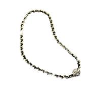 New 2026 Unisex Men's Obsidian Natural Tigers Eye Beaded Necklace Power Fitness Yoga Jewelry Findings Treating Cervical Pain Fashion Trendy Accessories Creative Gift For Women And Men