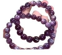 New 2026 Unisex Natural Top Rare Purple Lepidolite Bracelet Smooth Round Gem Stone Beads For Jewelry Making Design Women Gift Decoration Luxury With You Accessories Trendy Best For Women And Men
