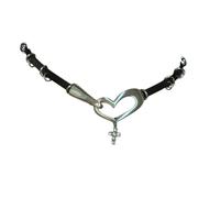 New 2026 Unisex Punk Cross Heart Pendant Choker Leather Necklace For Women Men Aesthetic Vintage Unique Grunge Rock Jewelry Findings Goth Accessorie Fashion Trendy Accessories Creative Gift And