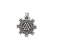 New 2026 Unisex Vintage Viking Runes Kolovrat Knot Necklaces Men Norse Pagan Pendant Slavic Scandinavian Amulet Jewelry Findings Icelandic Gifts Fashion Trendy Accessories Creative Gift For Women And