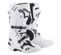 NEW 2027 ALPINESTARS TECH 10 BOOTS WHITE MOTOCROSS MX OFF ROAD ADULT QUAD ASTARS