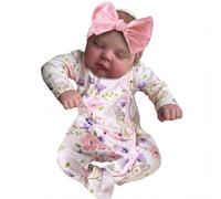 New 20inch Newborn Baby Soft Body Doll Peaches with 3D Skin Multiple Layers Painting with Visible Veins Soft Touch Reborn Doll
