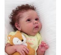 New 20inch Unpainted Reborn Doll Kit Miley Unfinished Doll parts With Body and Eyes Soft Touch Fresh Color