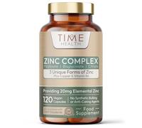 New: 20mg Triple Zinc Complex - Chelated Zinc Bisglycinate, Picolinate & Citrate - Plus Copper & Vitamin B6 - for Men & Women - UK Made - GMP Standards - Vegan