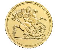 New 22ct Gold King Charles III / Queen Elizabeth II Half Sovereign Coin - Various Years