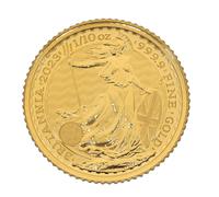 New 24ct King Charles III / Queen Elizabeth II 1/10 OZ Britannia Coin - Various Years