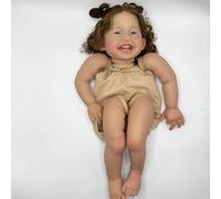 New 24inch Mila Lifelike Unfinished Reborn Doll kit painted Doll kit Doll parts with Hand Root