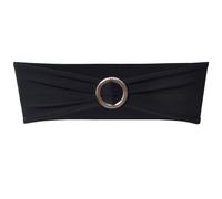 New 25pcs White/Black/Bordeaux/Creme Stretchable Chair Band with Diamond Buckle
