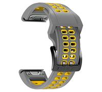NEW 26 22mm Sport Silicone Watchband Wriststrap for Garmin Fenix 6X 6 Pro 5X 5 7X 7 3HR/EPIX Easy Fit Quick Release Wirstband