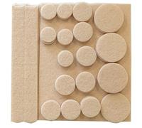 NEW 27 PC ASSORTED SELF ADHESIVE HEAVY DUTY ANTI SKID FURNITURE WOOD FLOOR PROTECTIVE 27PC FELT PADS PROTECTOR FEET RUBBER ROUND PACK OF 27