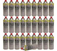 New 28 PC X MAX Flame Butane Gas Bottle CANISTERS 28PC Bottles for Cooker Heater Stove BBQ Camping Pack of 28 By SMART SHOPPING