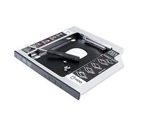 New 2nd HDD SSD Caddy SATA3 Second Solid State Hard Drive Enclosure for Asus ROG G Series G751 G751J G751JY G751JT G752 G752VY G752VT G752VL Gaming Laptop PC, Internal CD DVD Optical Bay Replacement