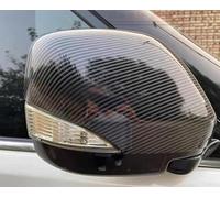 New 2pcs Carbon Fiber Style Car Rearview Mirror Cover Trim Mirror Decorative Emblems Compatible for Nissan Armada 2017-2024