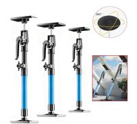 New 2Pcs Labor-Saving Telescopic Steel Support Rod Cabinet Jack Drywall Construction Tool Extensible Non-slip Hand Lifting Jack 30-60cm 2PCS