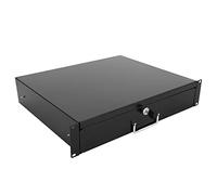 New 2U / 3U / 4U Drawer Rack Mount DJ 19'' Rack Case Equipment Deep Drawer Key Lockable (2U)