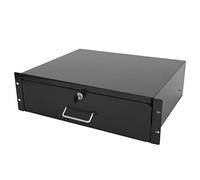 New 2U / 3U / 4U Drawer Rack Mount DJ 19'' Rack Case Equipment Deep Drawer Key Lockable (3U)