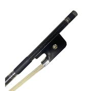 New 3/4 Size Top Model, upright bass bow plaid carbon fiber Bass Bow white Horsehair French Bass Bow for adult