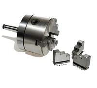 New 3" Precision Lathe Chuck 3 Jaw with MT2 Shank Arbour - 2MT Non Rotating Shank